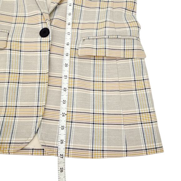 ME+EM Statement Check Boyfriend Blazer UK6|US2 - Picture 14 of 15